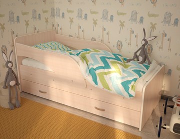 1-спальная детская кровать Максимка, цвет Млечный дуб в Нижнем Новгороде