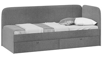 Кровать в детскую ТриЯ Молли тип 1 (90), Микровелюр Scandi Graphite 22 в Нижнем Новгороде