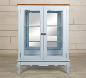 Шкаф 2-дверный Leontina для посуды (ST9318B) Голубой в Нижнем Новгороде - предосмотр 2