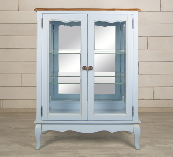 Шкаф 2-дверный Leontina для посуды (ST9318B) Голубой в Нижнем Новгороде - изображение 2