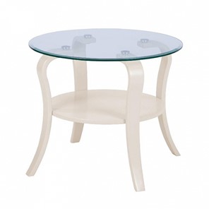 Стеклянный столик Аннет с каркасом цвета Бежевый в Арзамасе