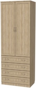 Шкаф 2-х дверный 103 со штангой, цвет Дуб Сонома в Нижнем Новгороде