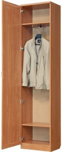 Шкаф одностворчатый 107 с выдвижной штангой, цвет Венге в Нижнем Новгороде - предосмотр 1
