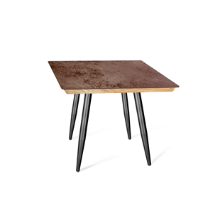 Керамический стол SHT-TU14 (4 шт.)/ТT8 60/60 (черный муар/прозрачный лак/коричневая сепия) в Арзамасе