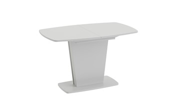 Обеденный раздвижной стол Честер тип 2, цвет Белый/Стекло белый глянец в Нижнем Новгороде