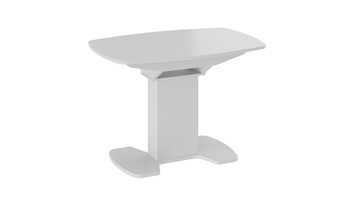 Стеклянный стол Портофино (СМ(ТД)-105.01.11(1)), цвет  Белый глянец/Стекло белое в Арзамасе