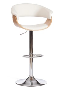 Барный стул VIMTA (mod.4021S) белый/натуральный/хром арт.13660 в Нижнем Новгороде