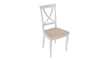 Обеденный стул Лион 2 (Белый матовый/тк № 108) в Нижнем Новгороде