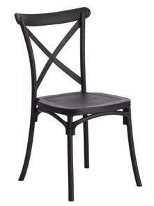 Обеденный стул CROSS (mod. PL24) 48х58х89 Black (черный) 05 арт.19693 в Нижнем Новгороде