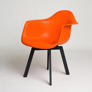 Кухонный стул DSL 330 Grand Black (Оранжевый) в Арзамасе