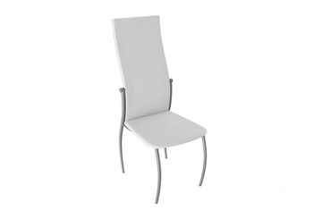 Обеденный стул Комфорт-М, цвет Эмаль Бриллиант, Белый Аллигатор к/з 218 (белый) в Нижнем Новгороде