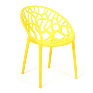 Кресло BUSH (mod.017) пластик 60*58,5*80 желтый, арт.19619 в Нижнем Новгороде