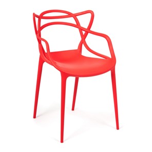 Стул кухонный Cat Chair (mod.028) пластик, 54,5*56*84 красный, арт.14102 в Нижнем Новгороде