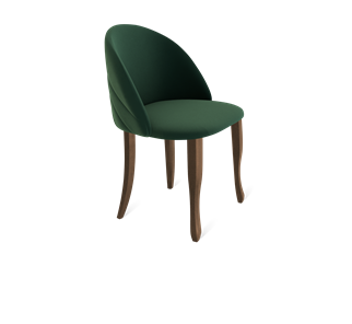 Обеденный стул SHT-ST35-2 / SHT-S122 (лиственно-зеленый/темный орех/черный муар) в Нижнем Новгороде