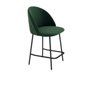 Полубарный стул SHT-ST35-2 / SHT-S29P-1 (лиственно-зеленый/черный муар) в Нижнем Новгороде