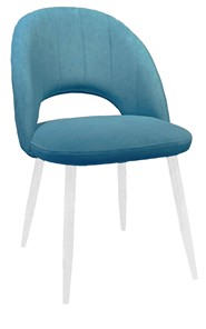 Обеденный стул 217 V16 голубой/белый в Арзамасе