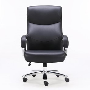 Офисное кресло Brabix Total HD-006 (экокожа, хром, черное) 531933 в Нижнем Новгороде
