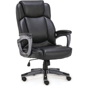 Офисное кресло Brabix Premium Favorite EX-577 (пружинный блок, рециклированная кожа, черное) 531934 в Нижнем Новгороде