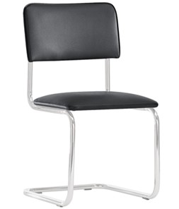 Офисный стул Sylwia chrome P100, кож/зам V4 в Арзамасе