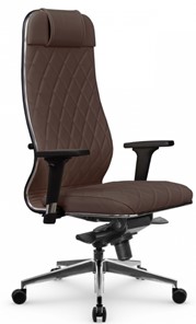 Офисное кресло Мetta L 1m 40M/2D Infinity Easy Clean (MPES) топган, нижняя часть 17852 темно-коричневый в Нижнем Новгороде