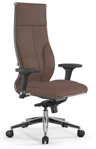 Кресло офисное Мetta L 1m 46/2D Infinity Easy Clean (MPES) мультиблок, нижняя часть 17839 светло-коричневый в Нижнем Новгороде