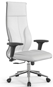 Кресло офисное Мetta L 1m 46/2D Infinity Easy Clean (MPES) топган OMS, нижняя часть 17853 белый в Нижнем Новгороде