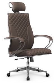 Офисное кресло Metta L 2c 44C/K116 Infinity Easy Clean топган, нижняя часть 17834 светло-коричневый в Нижнем Новгороде