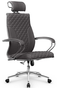 Офисное кресло Metta L 2c 44C/K116 Infinity Easy Clean топган OMS, нижняя часть 17853 серый в Нижнем Новгороде