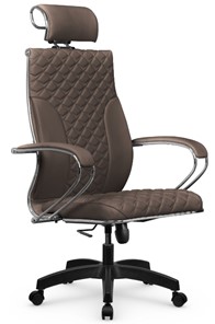 Офисное кресло Metta L 2c 44C/K116 Infinity Easy Clean топган OMS, нижняя часть 17859 светло-коричневый в Нижнем Новгороде