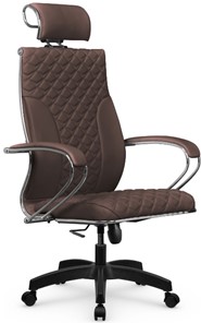 Офисное кресло Metta L 2c 44C/K116 Infinity Easy Clean топган OMS, нижняя часть 17859 темно-коричневый в Нижнем Новгороде