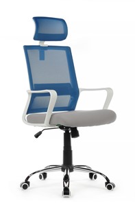 Кресло офисное RCH 1029HW, серый/синий в Нижнем Новгороде