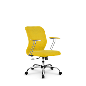 Офисное кресло SU-Mr-4/подл.078/осн.003 желтый в Нижнем Новгороде