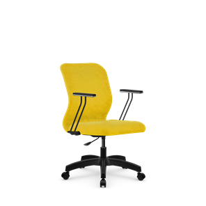 Кресло офисное SU-Mr-4/подл.110/осн.005 желтый в Нижнем Новгороде