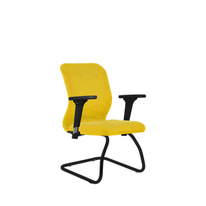Кресло компьютерное SU-Mr-4/подл.200/осн.008 желтый в Нижнем Новгороде