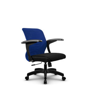 Офисное кресло SU-M-4/подл.160/осн.001, Синий/Черный в Нижнем Новгороде