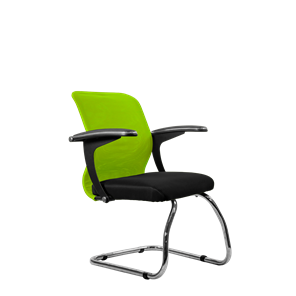 Офисный стул SU-M-4/подл.160/осн.007, Зеленый/Черный в Нижнем Новгороде