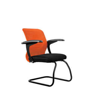 Офисный стул SU-M-4/подл.160/осн.008, Оранжевый/Черный в Нижнем Новгороде