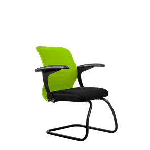 Офисный стул SU-M-4/подл.160/осн.008, Зеленый/Черный в Нижнем Новгороде