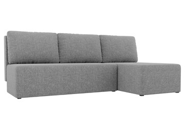 Угловой раскладной диван Поло, Серый (рогожка) в Арзамасе
