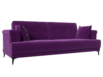 Прямой диван Орлеан, Фиолетовый (Микровельвет) в Нижнем Новгороде