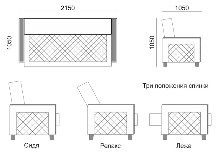 Прямой диван Милана 8 БД в Нижнем Новгороде - изображение 5