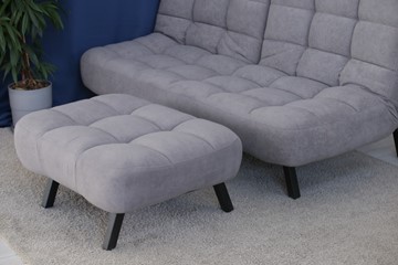 Комплект мебели Абри цвет серый диван + пуф опора металл в Нижнем Новгороде