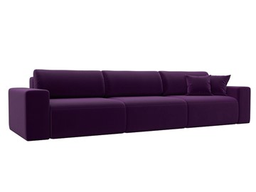 Прямой диван Лига 036 Классик Лонг, Фиолетовый (Микровельвет) в Нижнем Новгороде