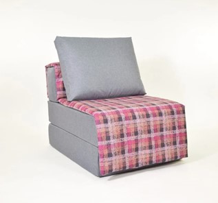 Бескаркасное кресло-кровать Харви, серый - квадро в Нижнем Новгороде