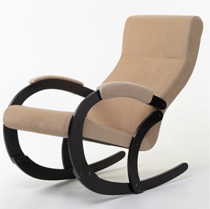 Кресло-качалка в гостиную Корсика, ткань Amigo Beige 34-Т-AB в Арзамасе