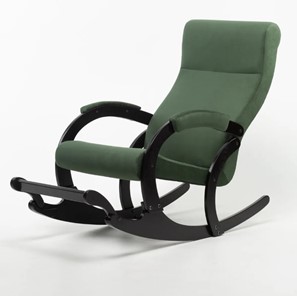 Кресло-качалка в гостиную Марсель, ткань Amigo Green 33-Т-AG в Арзамасе