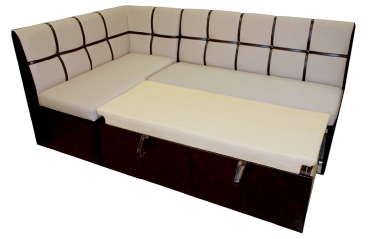 Угловой кухонный диван Квадро 5 со спальным местом в Нижнем Новгороде - изображение 1