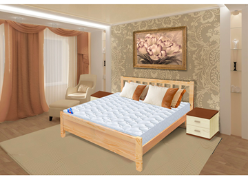 Кровать 2-спальная Прага 160х200 с оcнованием в Нижнем Новгороде