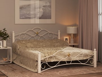 Кровать Гарда 3, 160х200, белая в Арзамасе