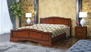 Кровать спальная Карина-6 (Орех) 180х200 в Нижнем Новгороде